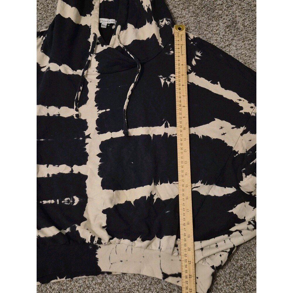 Young Fabulous & Broke hooded sweatshirt Boxy top M / L Batwing tie dye - Picture 4 of 7